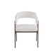 CHAISE ALICIA PIED EFFET NOYER ASSISES VELOURS BEIGE - image 1
