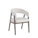 CHAISE ALICIA PIED EFFET NOYER ASSISES VELOURS BEIGE - image 2