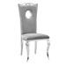 Lot de Chaises baroque ROYAL Chrome Velours - image 1