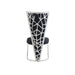 CHAISES MELISSA PIED METAL CHROME ASSISE VELOURS NOIR - image 3