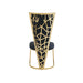 CHAISES MELISSA PIED METAL GOLD ASSISE VELOURS NOIR - image 3