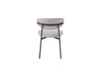CHAISE LULU PIEDS METAL NOIR SERGE MOKA - image 4
