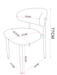 CHAISE LUCILE PIED EFFET NOYER GRAIN MOKA - image 4