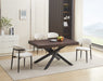 TABLE EXTENSIBLE A RALLONGE BALNI EN NOYER 140/220 - image 5