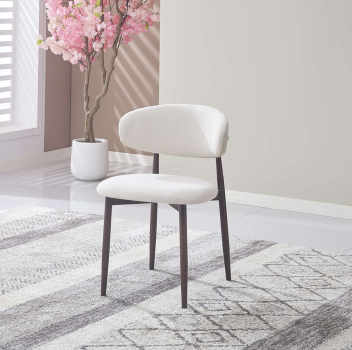 CHAISE LUCILE PIED EFFET NOYER GRAIN BEIGE - image 5