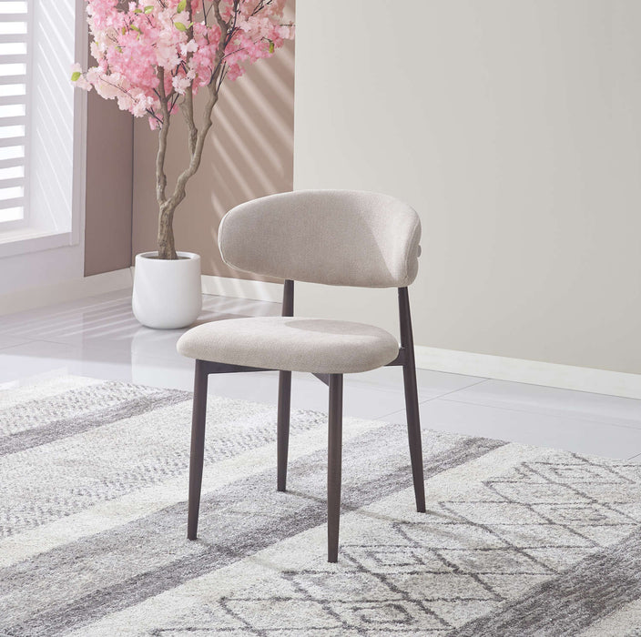 CHAISE LUCILE PIED EFFET NOYER GRAIN MOKA - image 5