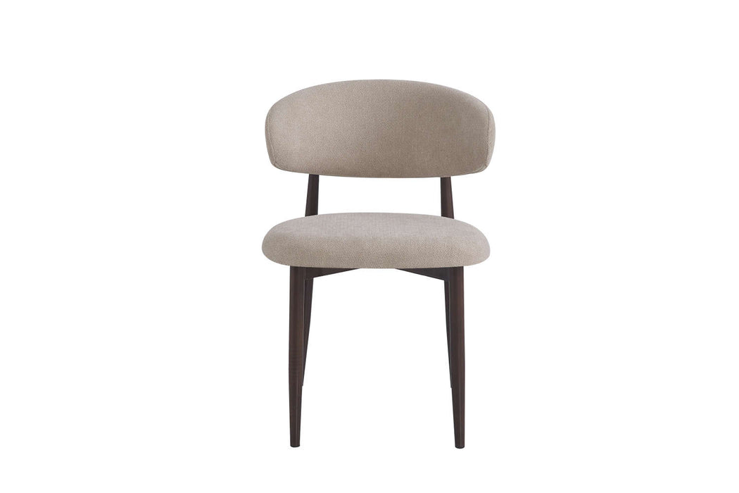 CHAISE LUCILE PIED EFFET NOYER GRAIN MOKA - image 1