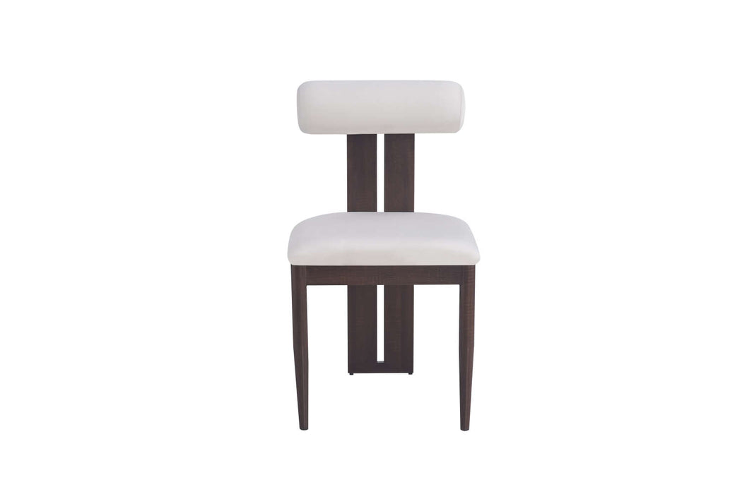 CHAISE TIFFANY PIED EFFET NOYER VELOURS BEIGE - image 1