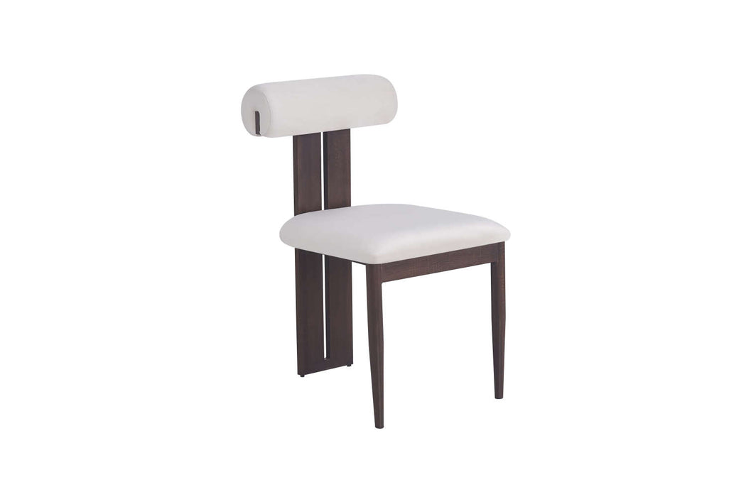CHAISE TIFFANY PIED EFFET NOYER VELOURS BEIGE - image 2
