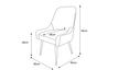 CHAISE LUXURY CHROME VELOURS ANTHRACITE - image 4