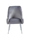 CHAISE LUXURY CHROME VELOURS ANTHRACITE - image 1