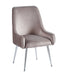 CHAISE LUXURY CHROME VELOURS MOKA - image 2