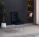 Lot de 2 chaises luxury ZIP en velours pieds chromés - image 2