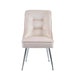 Lot de 2 chaises luxury ZIP en velours pieds chromés - image 4