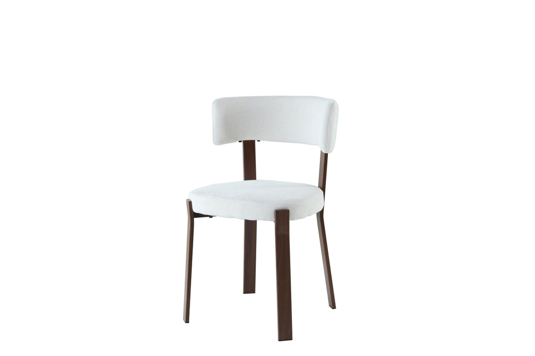 CHAISE NORDIK PIED EFFET NOYER ASSISES MARBELLA BEIGE - image 2