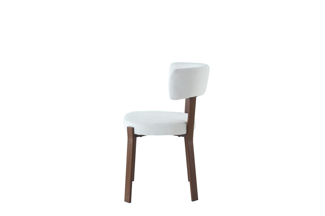 CHAISE NORDIK PIED EFFET NOYER ASSISES MARBELLA BEIGE - image 3