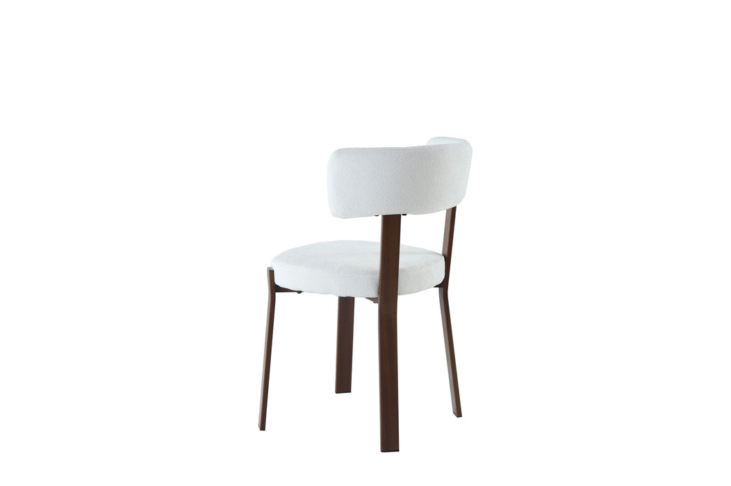 CHAISE NORDIK PIED EFFET NOYER ASSISES MARBELLA BEIGE - image 4