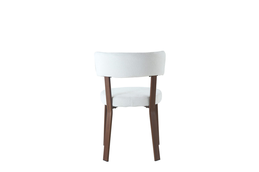 CHAISE NORDIK PIED EFFET NOYER ASSISES MARBELLA BEIGE - image 5