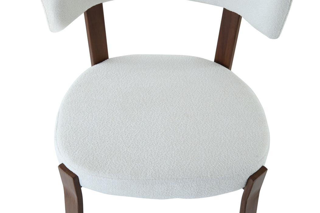 CHAISE NORDIK PIED EFFET NOYER ASSISES MARBELLA BEIGE - image 6