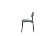 CHAISE AZRA PIED METAL NOIR ASSISES TISSU HERITAGE ANTHRACITE - image 3