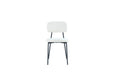 CHAISE AZRA PIED METAL NOIR ASSISES TISSU HERITAGE
BEIGE - image 1