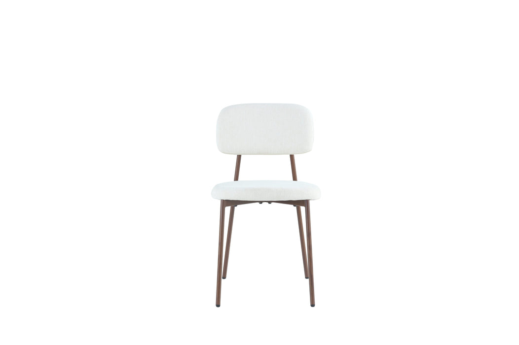 CHAISE AZRA PIED EFFET NOYER ASSISES TISSU HERITAGE
BEIGE - image 1