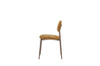 CHAISE AZRA PIED EFFET NOYER ASSISES TISSU HERITAGE OCRE - image 3