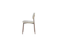 CHAISE AZRA PIED EFFET NOYER ASSISES TISSU HERITAGE SABLE - image 3