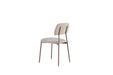 CHAISE AZRA PIED EFFET NOYER ASSISES TISSU HERITAGE SABLE - image 4
