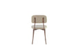 CHAISE AZRA PIED EFFET NOYER ASSISES TISSU HERITAGE SABLE - image 5