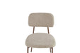 CHAISE AZRA PIED EFFET NOYER ASSISES TISSU HERITAGE SABLE - image 6