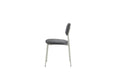 CHAISE AZRA PIED METAL TAUPE ASSISES TISSU HERITAGE ANTHRACITE - image 3