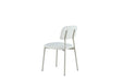 CHAISE AZRA PIED METAL TAUPE ASSISES TISSU HERITAGE
BEIGE - image 4