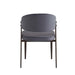 CHAISE LAMIA PIEDS EFFET NOYER TISSU VELOURS ANTHRACITE - image 3