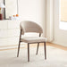 CHAISE LAMIA PIEDS EFFET NOYER TISSU MARBELLA MARRON GLACE - image 6