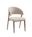 CHAISE LAMIA PIEDS EFFET NOYER TISSU MARBELLA MARRON GLACE - image 2