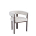 CHAISE VAIANA PIED EFFET NOYER ASSISES VELOURS BEIGE - image 2
