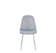 Lot de chaises SCANDINAVE en velours pieds chrome - image 1