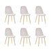 Lot de chaises Scandinave ALVEOLE Gold - image 2