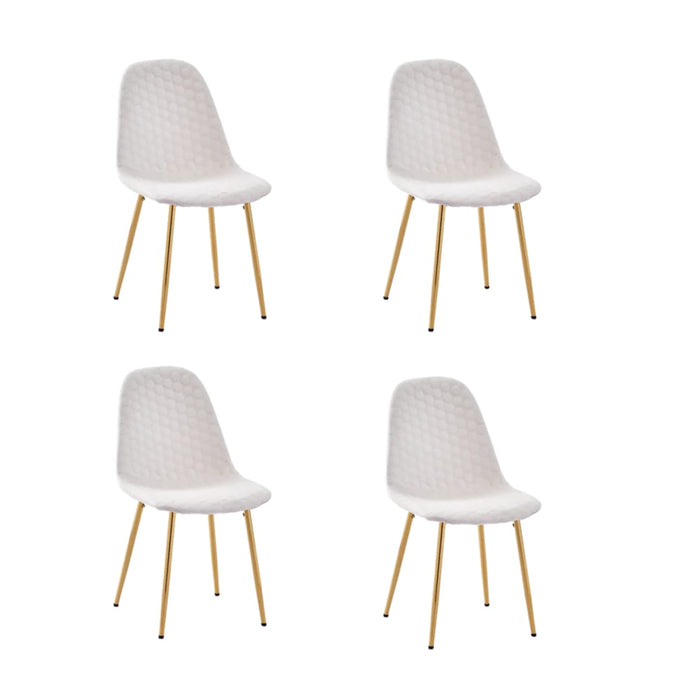 Lot de chaises Scandinave ALVEOLE Gold - image 1