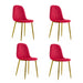 Lot de chaises Scandinave ALVEOLE Gold - image 2