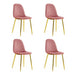 Lot de chaises Scandinave ALVEOLE Gold - image 3