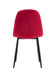 Lot de 4 chaises Scandinave ALVEOLE Métal noir - image 2
