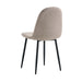 Lot de 4 chaises Scandinave ALVEOLE Métal noir - image 3