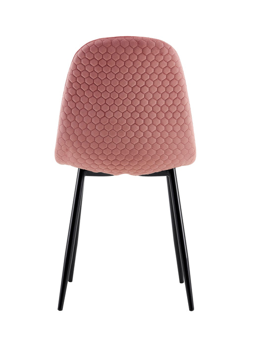 Lot de 4 chaises Scandinave ALVEOLE Métal noir - image 2