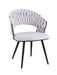 Lot de 2 chaises Carolina Pieds Métal Noir - image 1