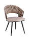 Lot de 2 chaises Carolina Pieds Métal Noir - image 1