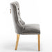 Lot de 2 chaises POIGNEE Clouté en velours pied Gold - image 4