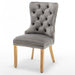 Lot de 2 chaises POIGNEE Clouté en velours pied Gold - image 2
