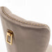 Lot de 2 chaises POIGNEE Clouté en velours pied Gold - image 6